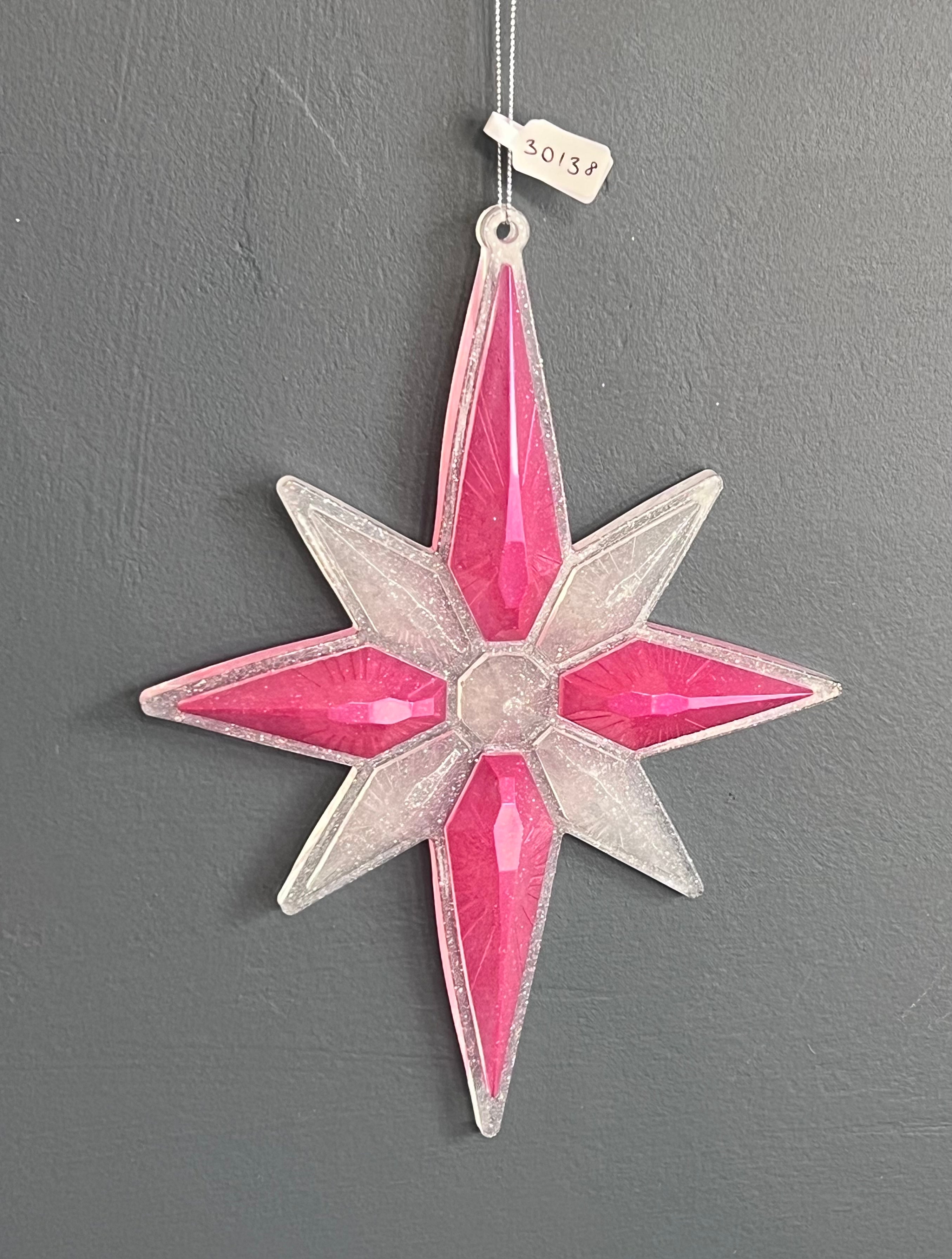 Handmade Resin Star Wall Decor