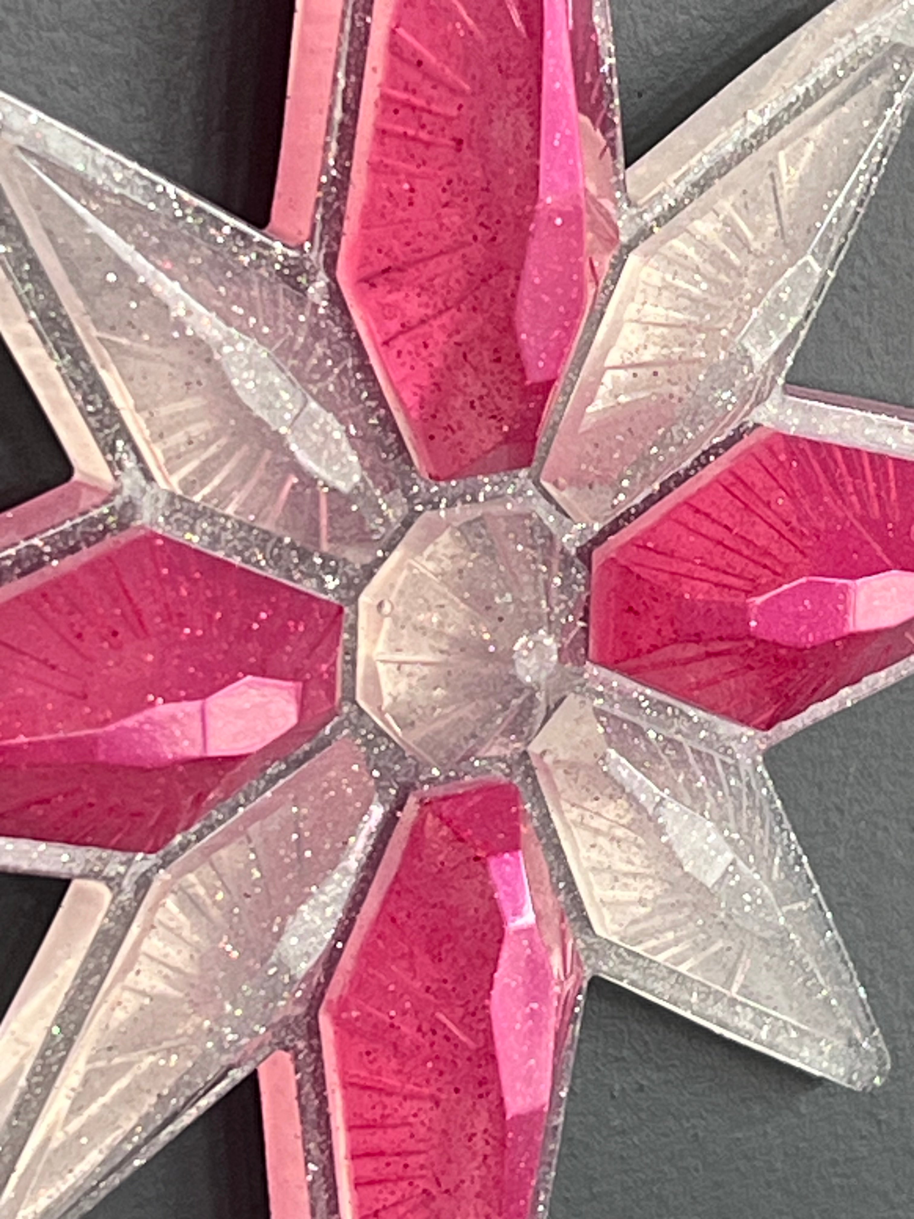 Handmade Resin Star Wall Decor
