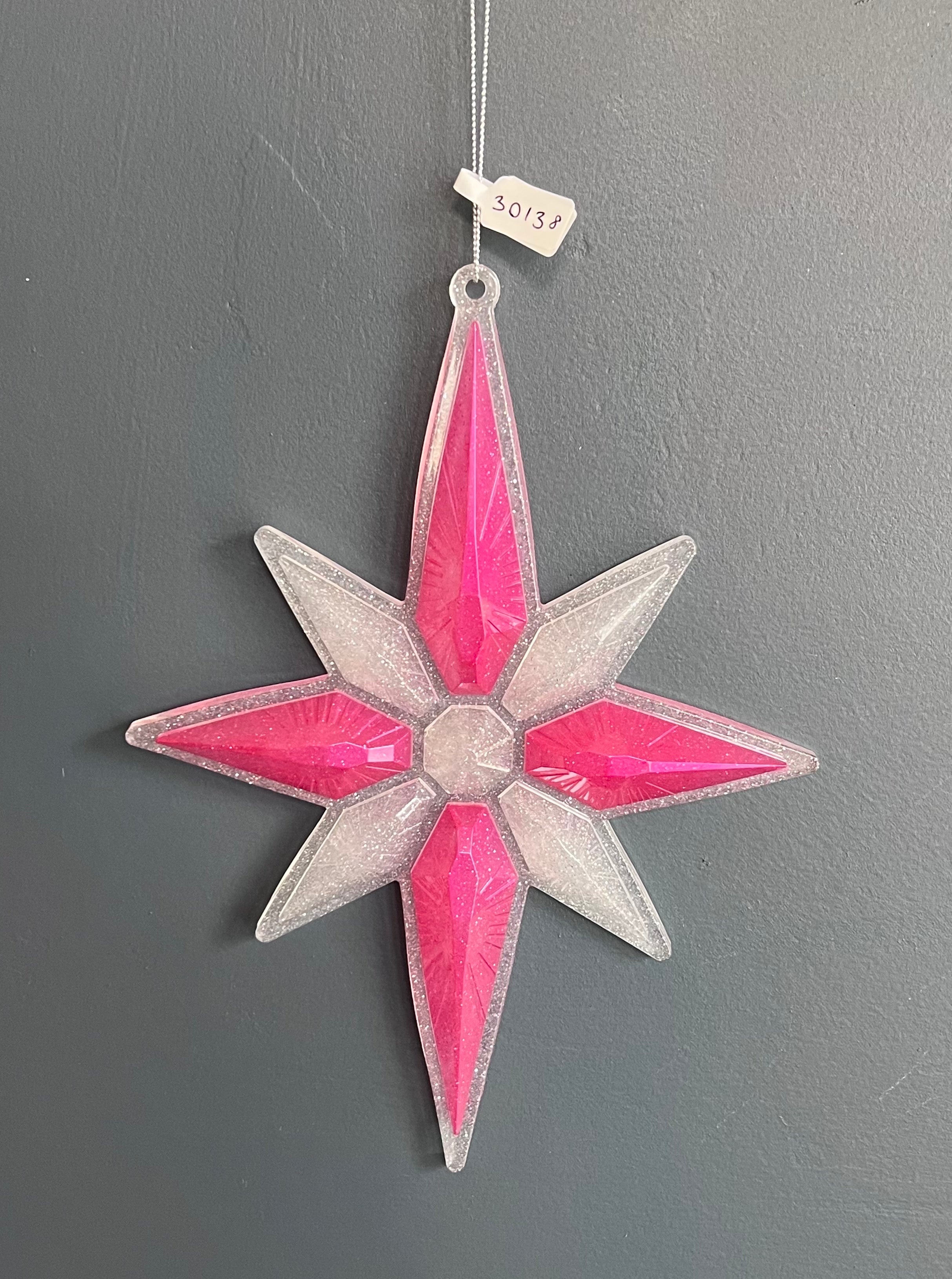 Handmade Resin Star Wall Decor