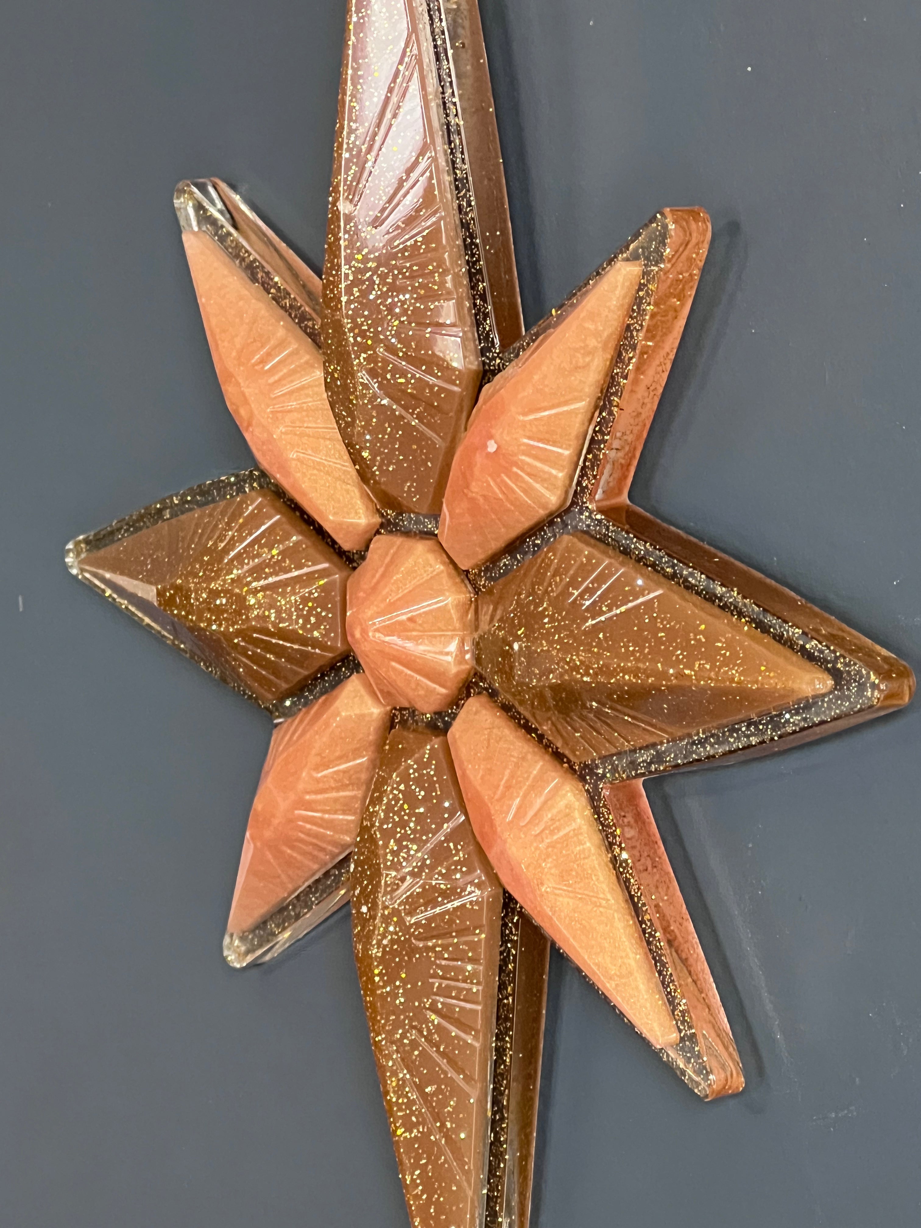 Handmade Resin Star Wall Decor