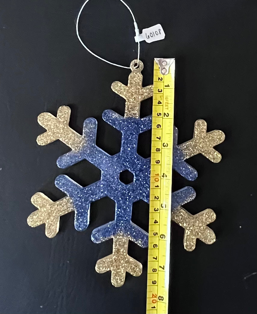 Snowflake Ornament - 8” Statement Size