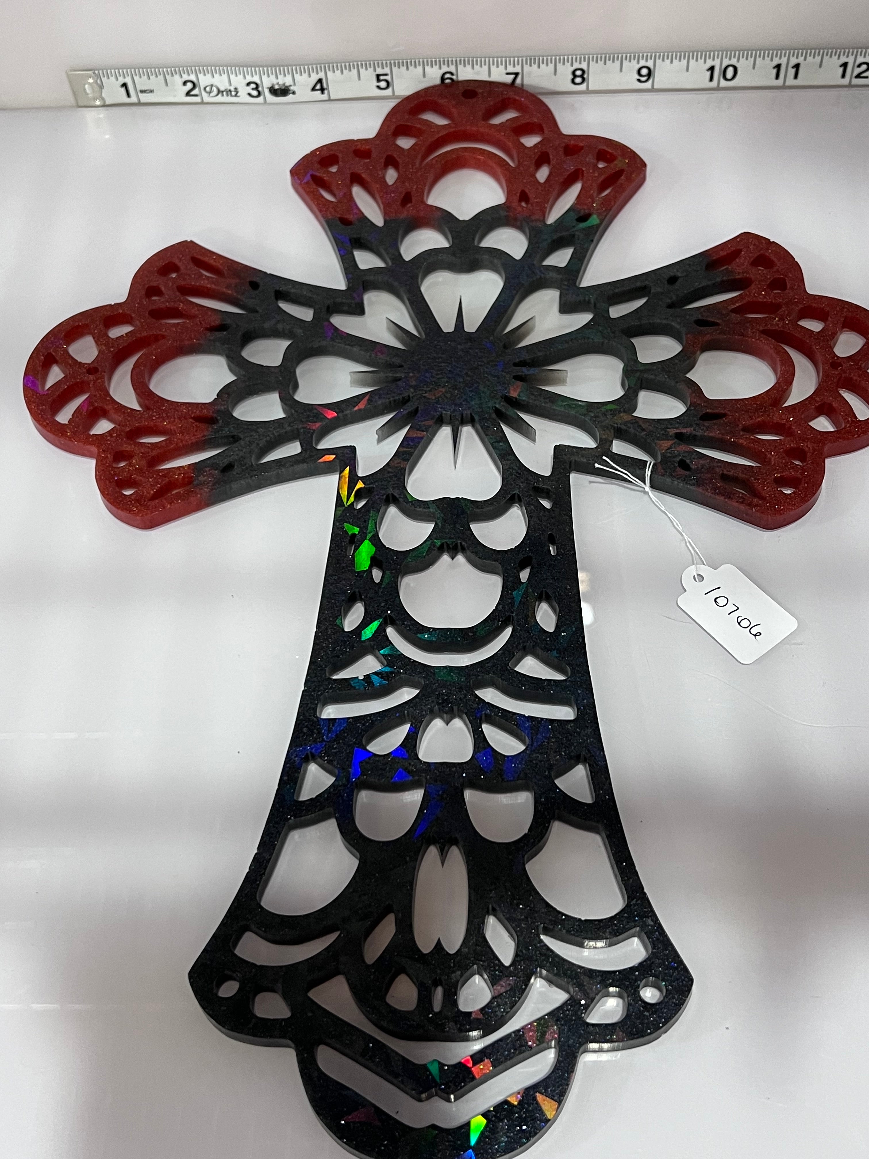 Holographic Resin Cross