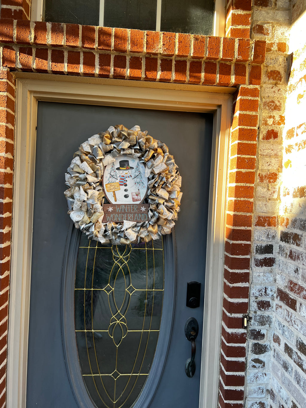 Wreath - Winter Wonderland Snowman